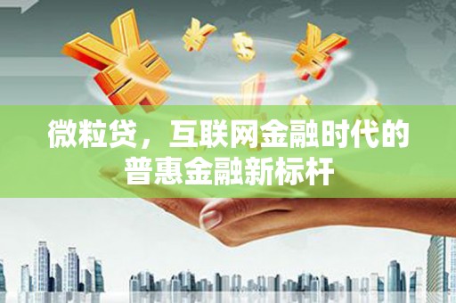 玉山微粒贷，互联网金融时代的普惠金融新标杆