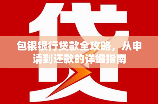 玉山包银银行贷款全攻略，从申请到还款的详细指南