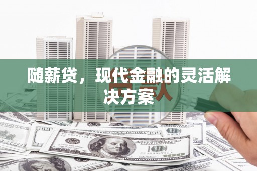 玉山随薪贷，现代金融的灵活解决方案