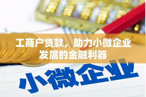 玉山工商户贷款，助力小微企业发展的金融利器