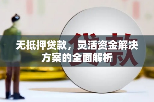 玉山无抵押贷款，灵活资金解决方案的全面解析