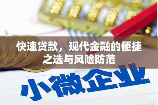 玉山快速贷款，现代金融的便捷之选与风险防范