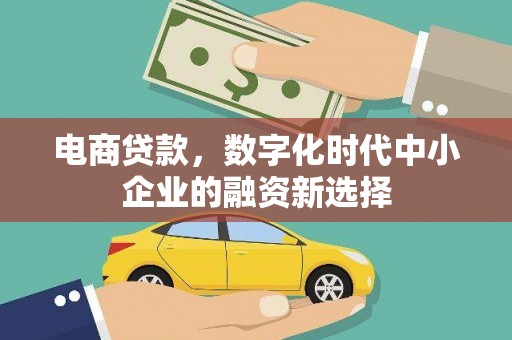 玉山电商贷款，数字化时代中小企业的融资新选择