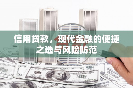 玉山信用贷款，现代金融的便捷之选与风险防范