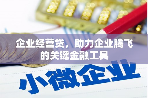 玉山企业经营贷，助力企业腾飞的关键金融工具