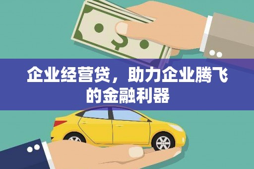 玉山企业经营贷，助力企业腾飞的金融利器