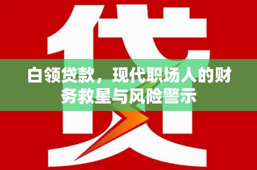 玉山白领贷款，现代职场人的财务救星与风险警示