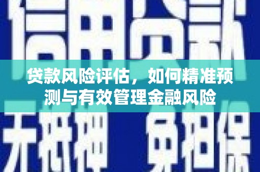 玉山贷款风险评估，如何精准预测与有效管理金融风险
