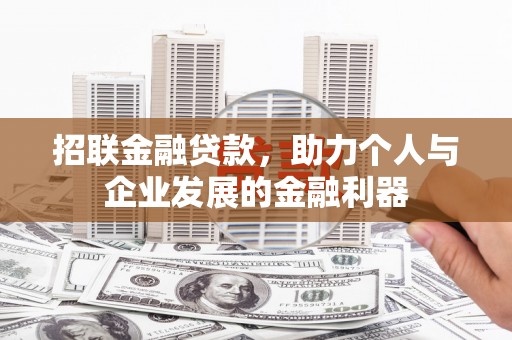 玉山招联金融贷款，助力个人与企业发展的金融利器