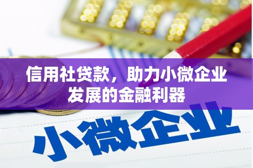 玉山信用社贷款，助力小微企业发展的金融利器