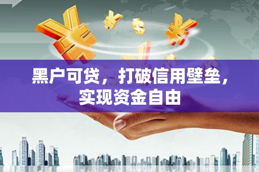 玉山黑户可贷，打破信用壁垒，实现资金自由