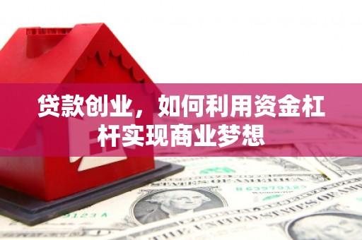 玉山贷款创业，如何利用资金杠杆实现商业梦想