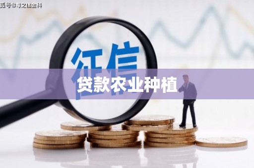 玉山贷款农业种植