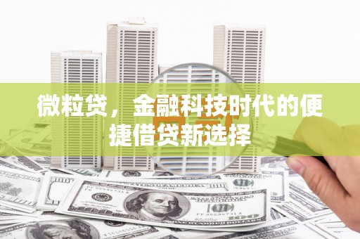 玉山微粒贷，金融科技时代的便捷借贷新选择