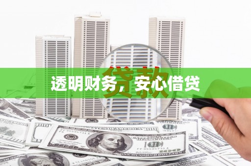 玉山透明财务，安心借贷